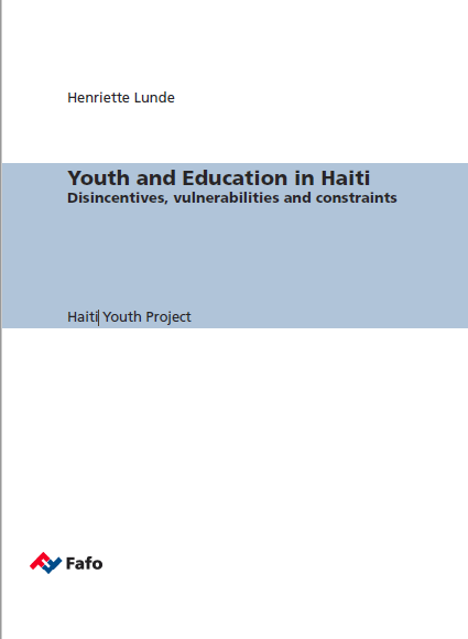 Read more about the article Youth and Education in Haiti Disincentives, vulnerabilities and constraints
